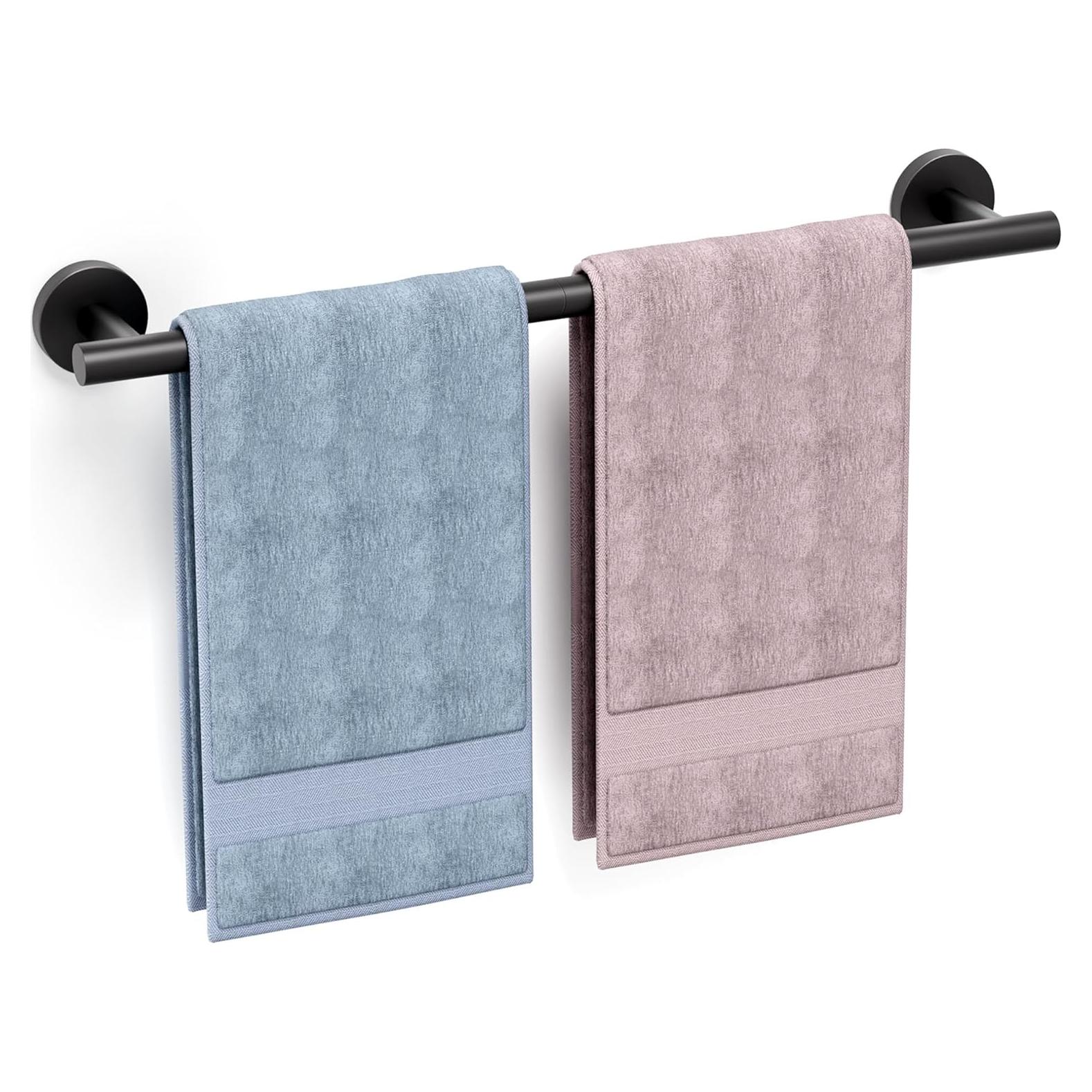 Barra de Toalla SCILIVE 51.76 cm Acero Inoxidable Negro Mate