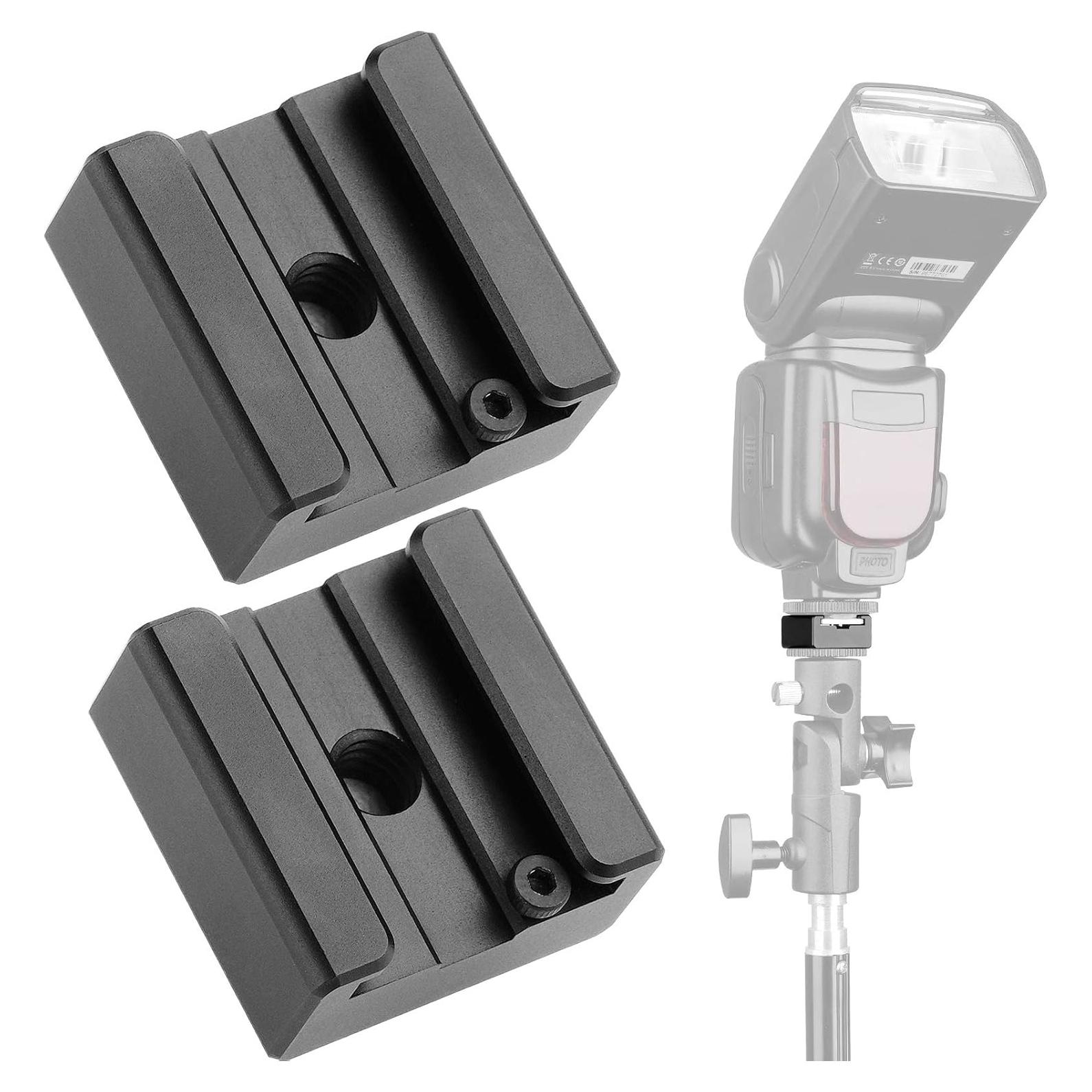 Adaptador de Montaje de Zapata Fría Anwenk 1/4"-20 para Flash