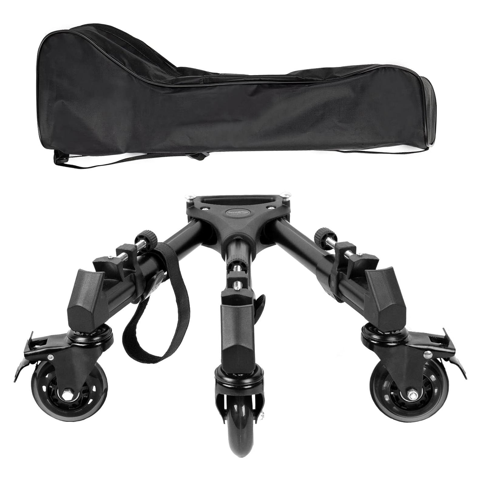 Carro de trípode SmallRig 3986 con ruedas de goma y patas ajustables