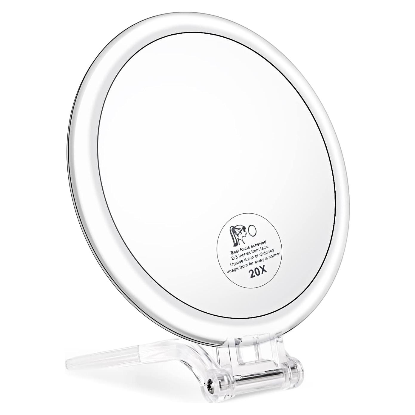 Espejo de Mano Aumentador JMH Doble Cara 1X 20X 15.24 cm