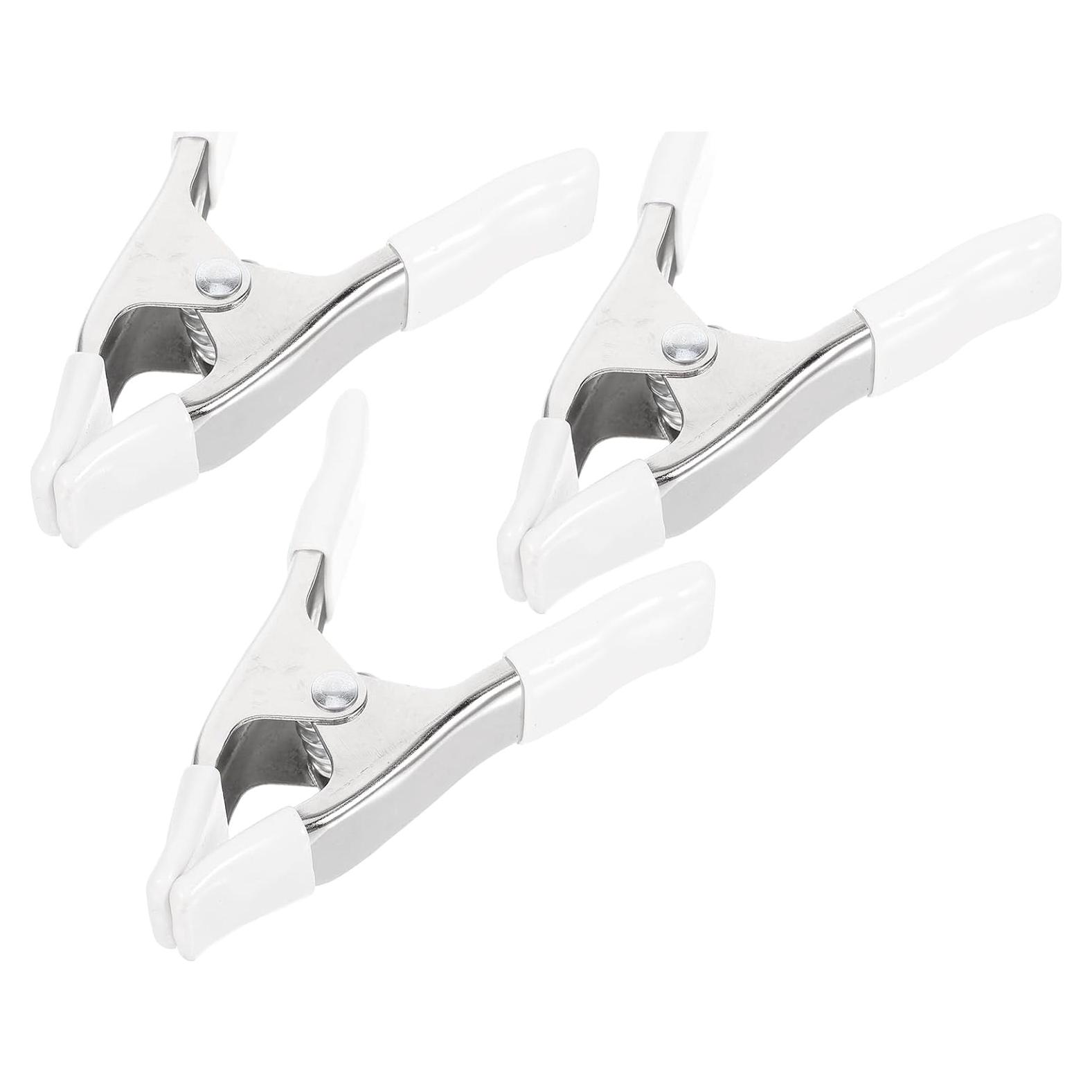 Abrazaderas de Resorte OSALADI 10.16 cm 3 Piezas Niqueladas