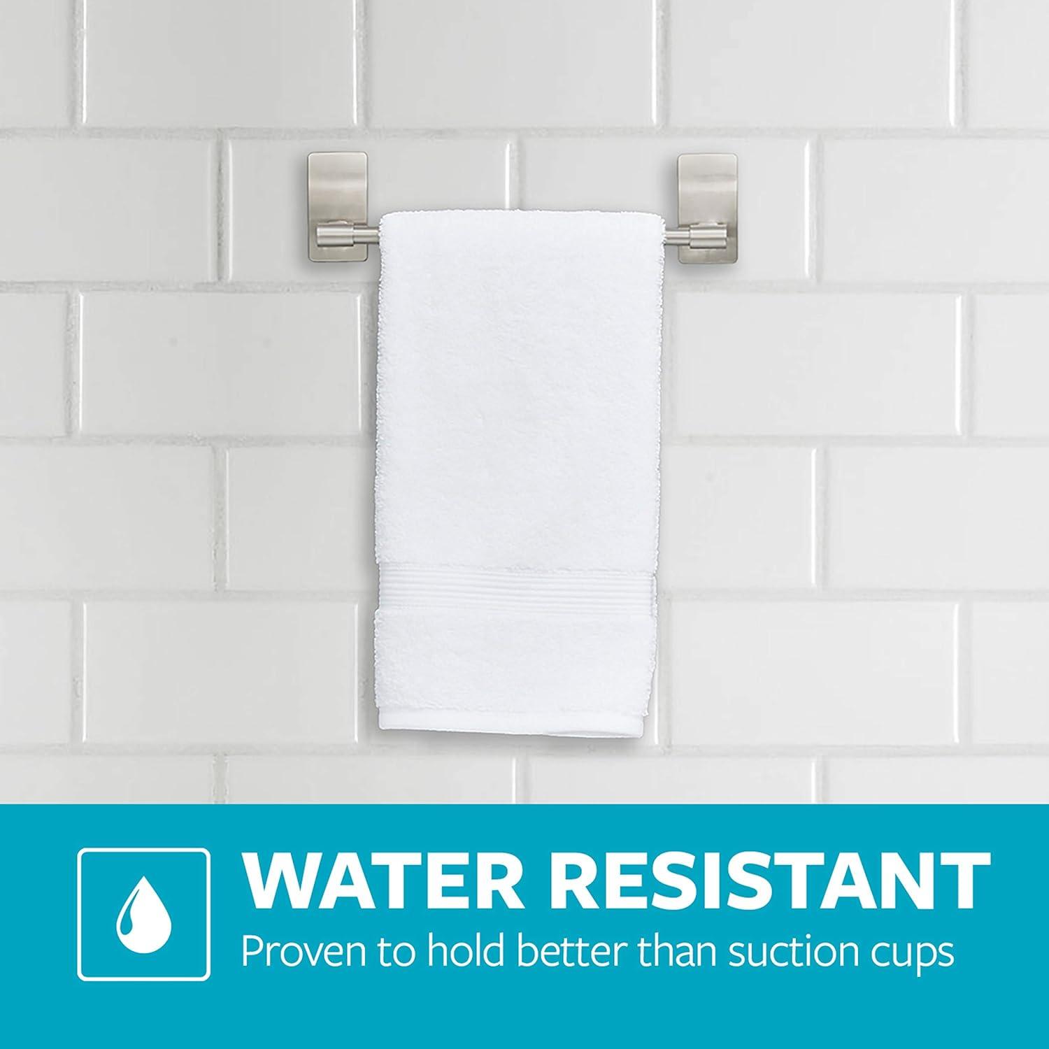 Barra para Toalla de Mano Command Níquel Satinado 22.86 cm