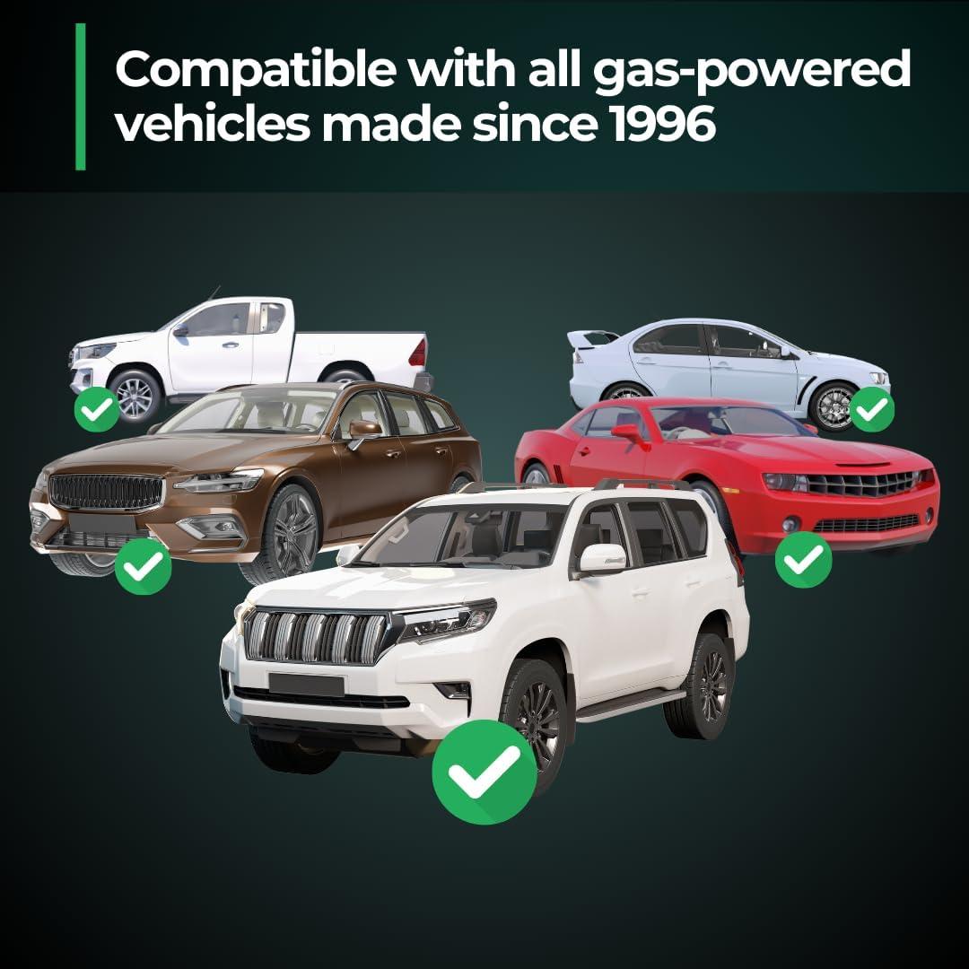 Escáner OBD2 Bluetooth FIXD - Diagnóstico para autos 1996+