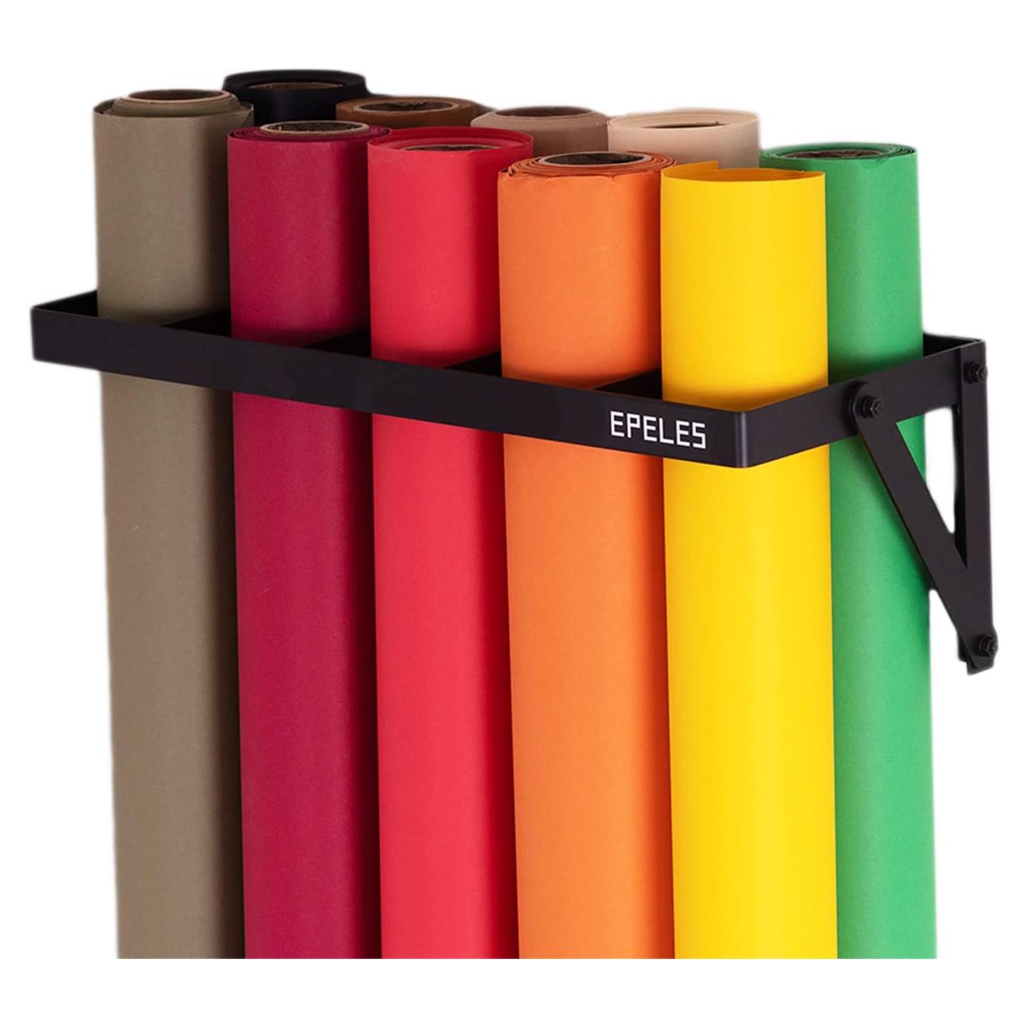 Estante de Almacenamiento para Fondos Epeles Negro 53.34cm