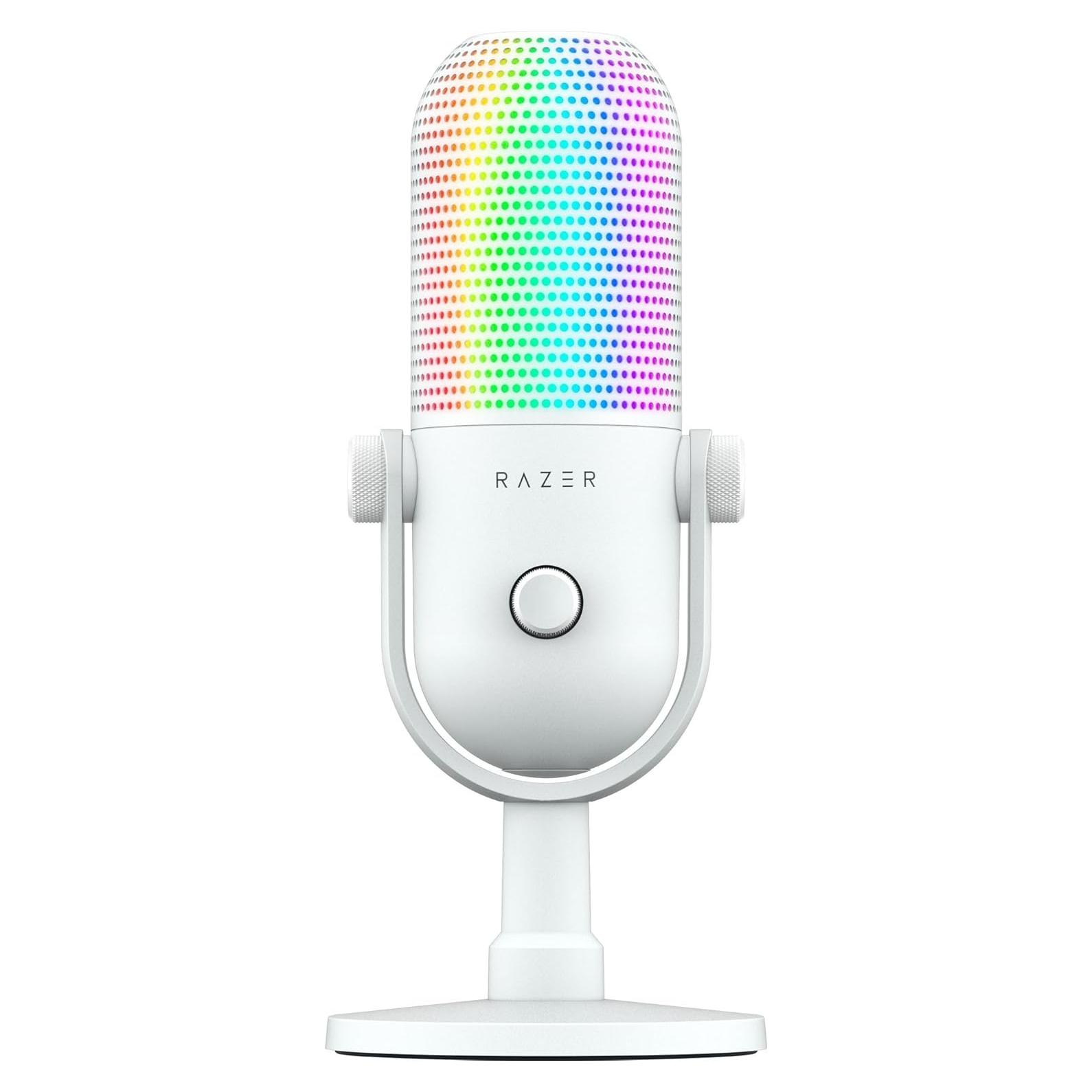 Micrófono USB Razer Seiren V3 Chroma RGB - Blanco, 20Hz-20kHz