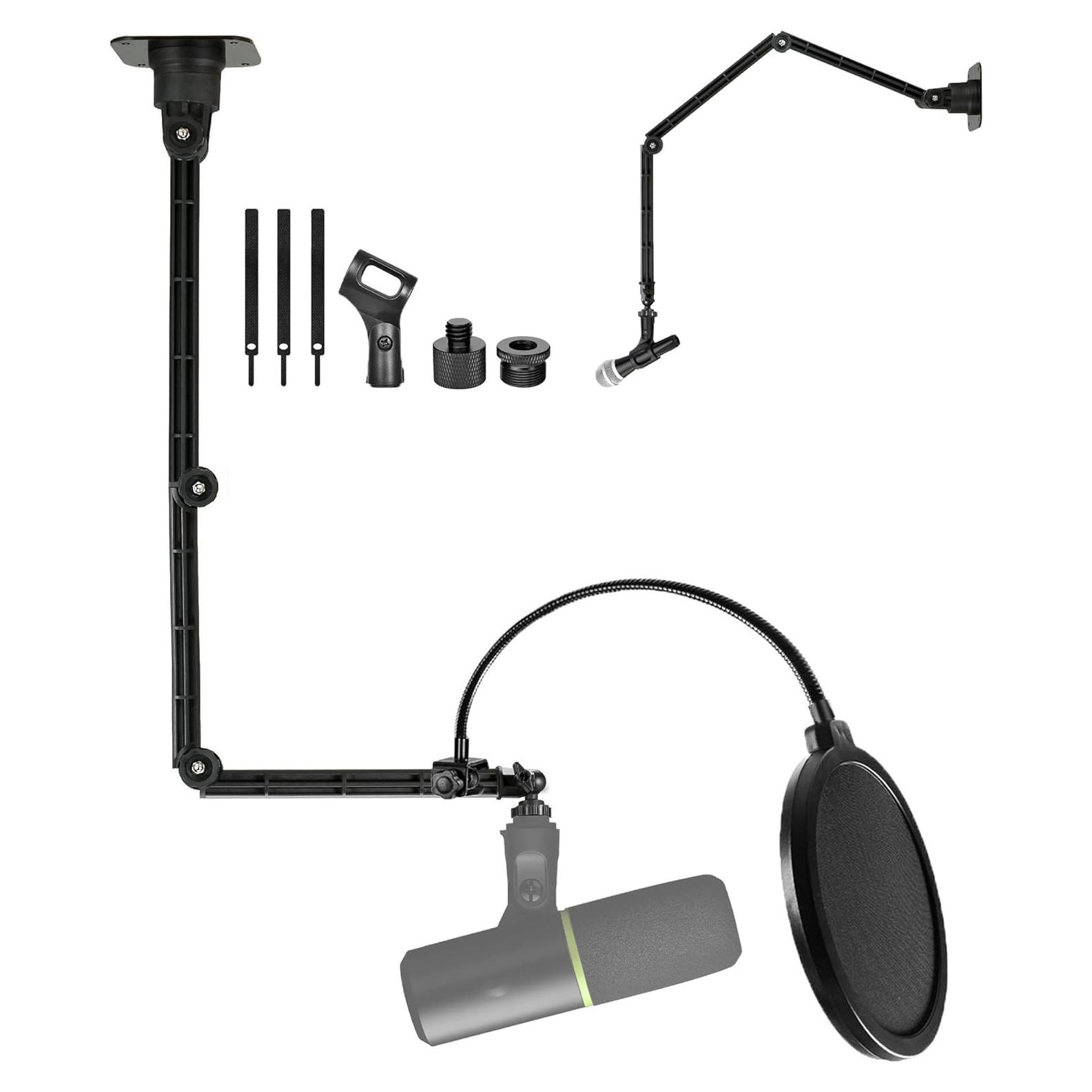 Soporte de Micrófono de Techo/Pared Acetaken 1.36kg Ajustable