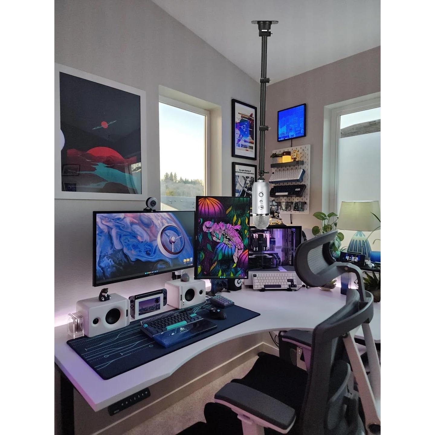 Soporte de Micrófono de Techo/Pared Acetaken 1.36kg Ajustable