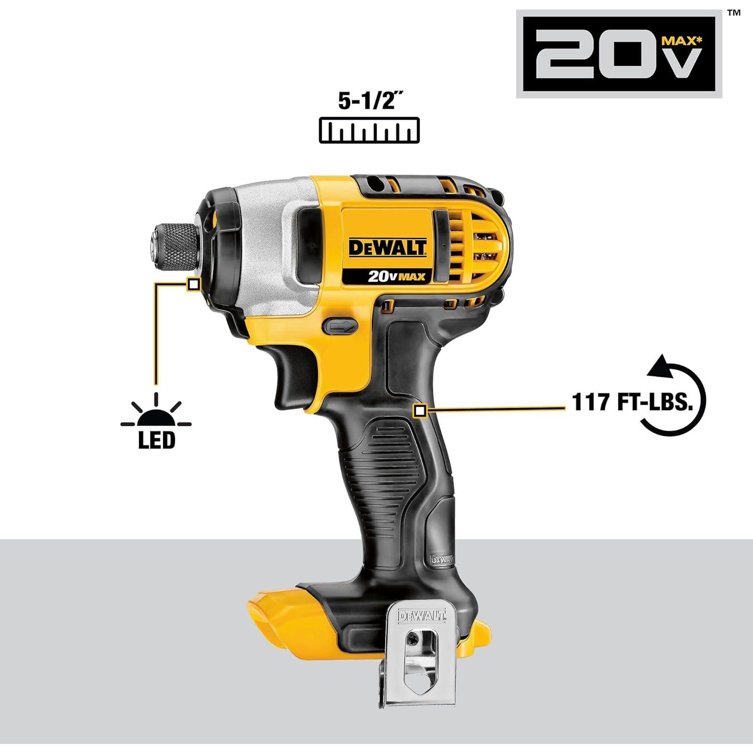 Taladro y Destornillador DEWALT 20V MAX Kit 2 Baterías