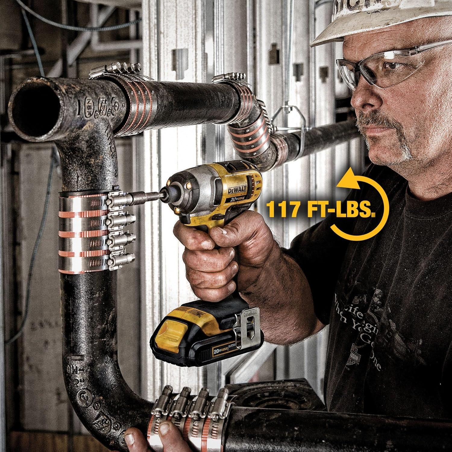 Taladro y Destornillador DEWALT 20V MAX Kit 2 Baterías