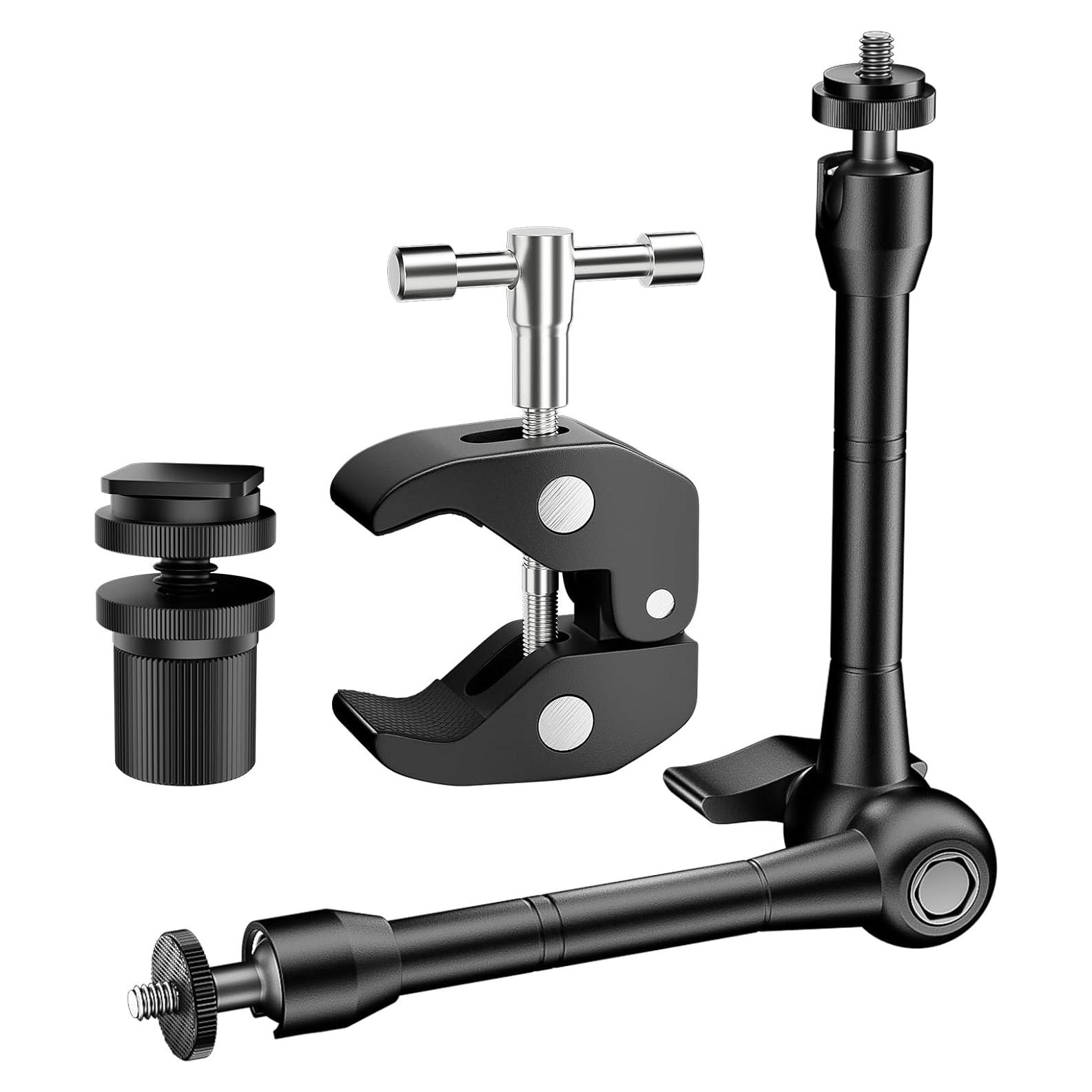 Soporte de Cámara Articulado EMART 25.4 cm Ajustable con Abrazadera