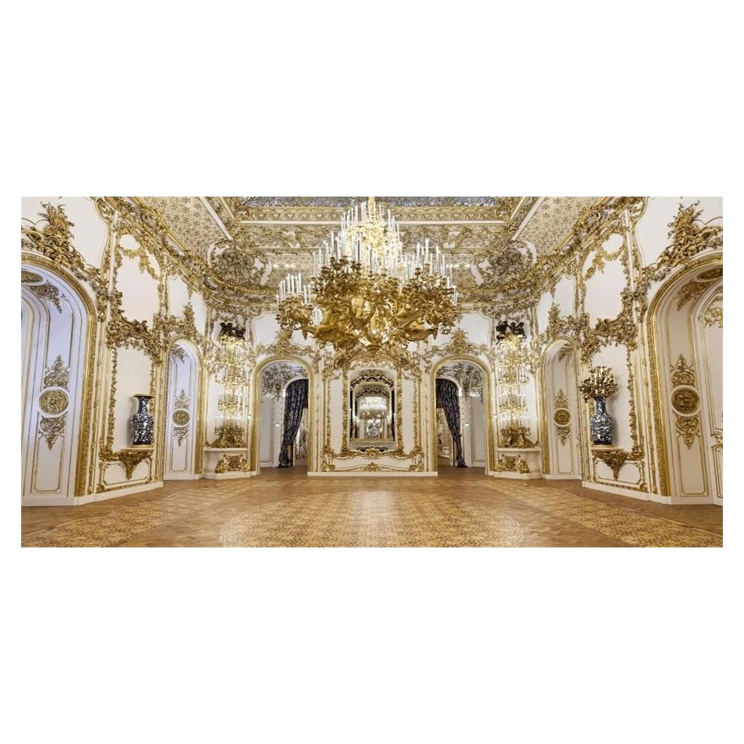 Fondo de Fotografía Vinilo Yeele 3.6x1.8m Palacio Candelabro