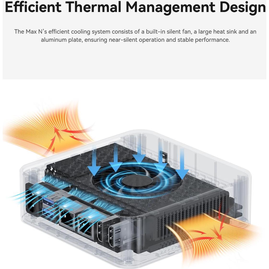 Mini PC OUMAX MAX N 13ª Gen 16GB RAM 500GB SSD 4K