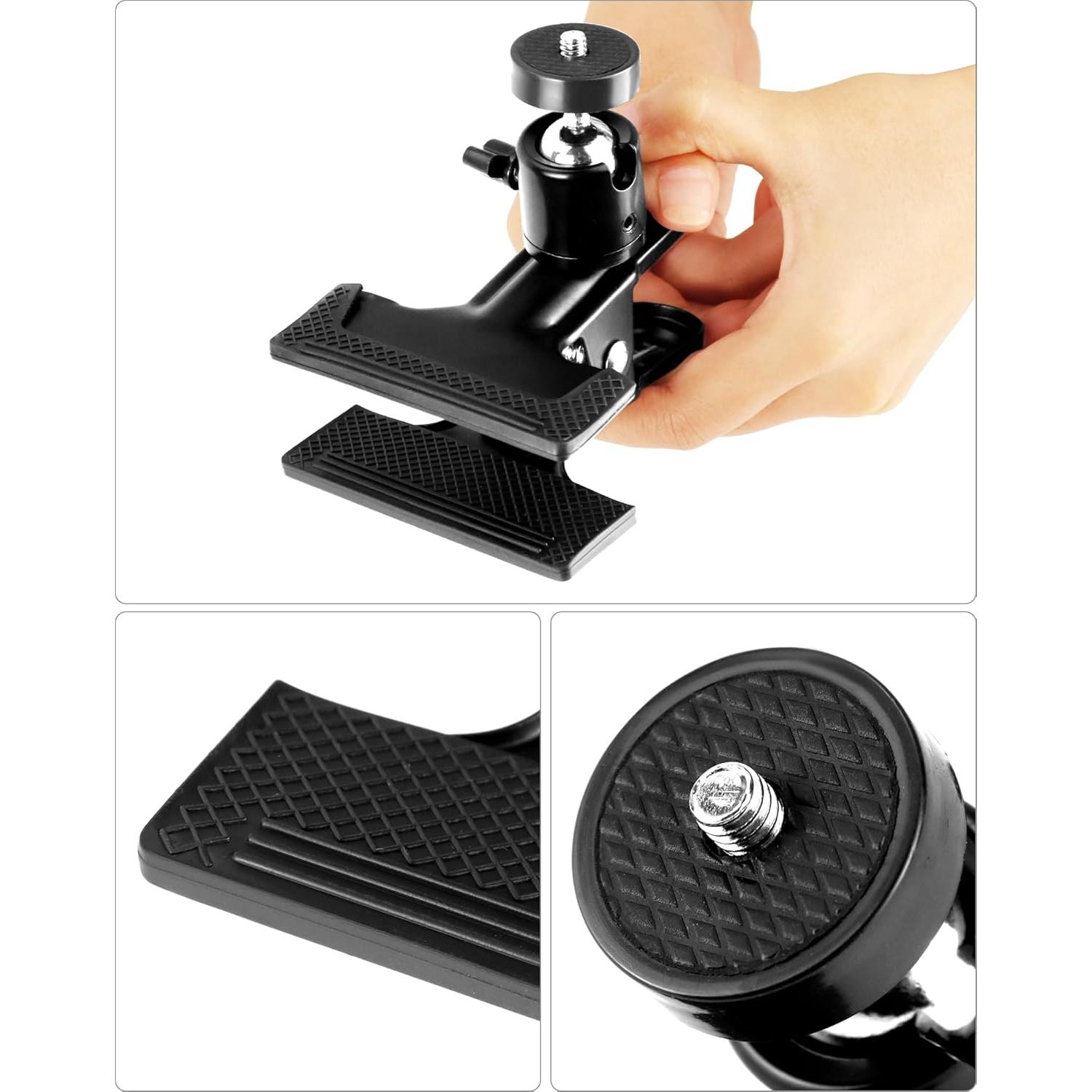 Soporte de Cámara Multifuncional QWORK con Abrazadera y Cabezal 360