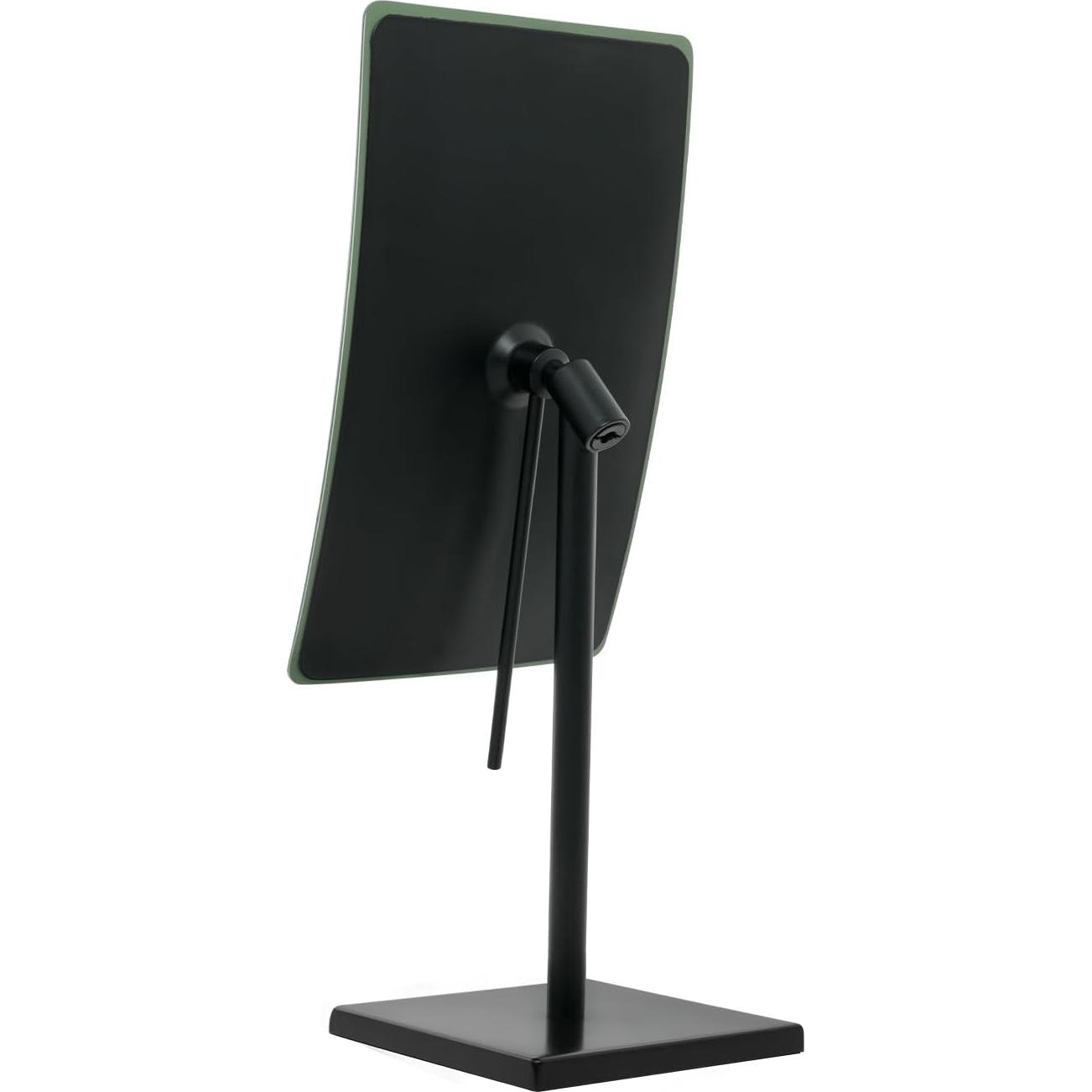 Espejo de Maquillaje DOWRY 5X Ajustable Acero Inoxidable Negro