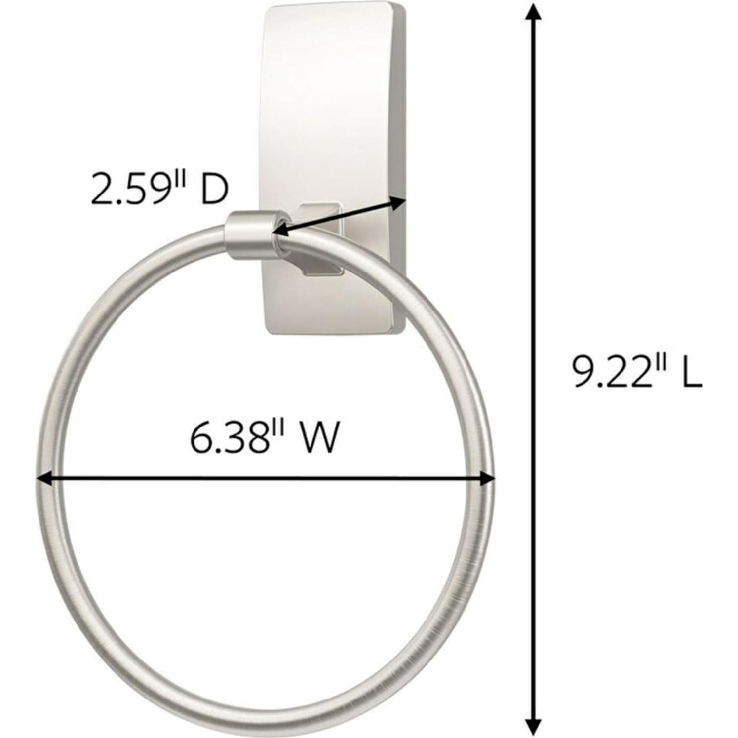 Soporte para Toallas Command Níquel Satinado Autoadhesivo