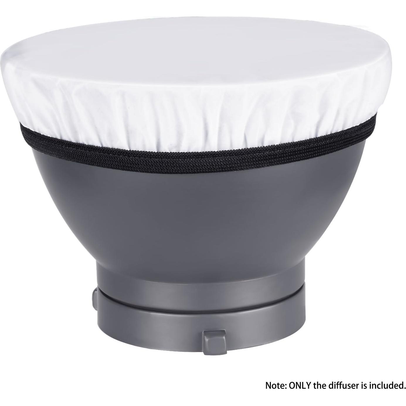 Calcetín Difusor Blanco Suave Neewer 2-Pack 18cm para Estudio