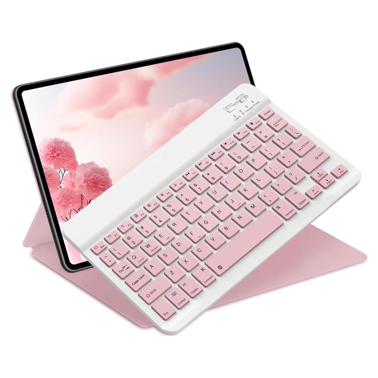 Teclado Bluetooth NOOX para iPad y Tablets - Rosa