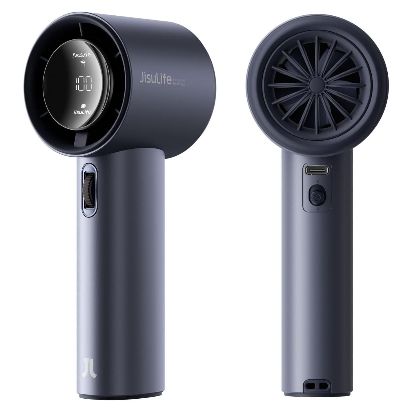 Ventilador de Mano JISULIFE Pro1, Turbo 1-100 Velocidades