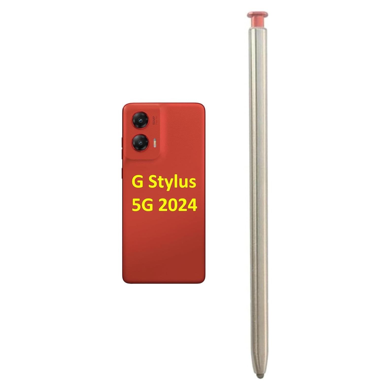 Lápiz óptico SLQ para Moto G Stylus 5G 2024 Ola Escarlata