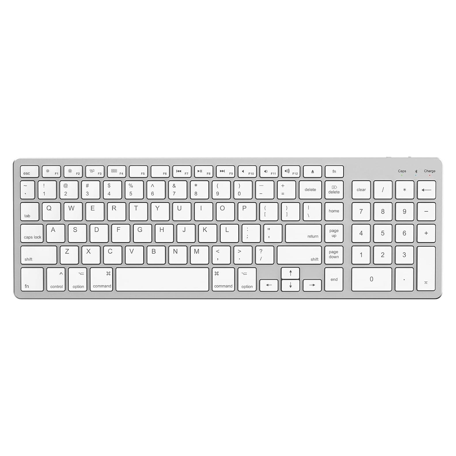 Teclado Bluetooth Inalámbrico Kezhirui para Mac OS QWERTY