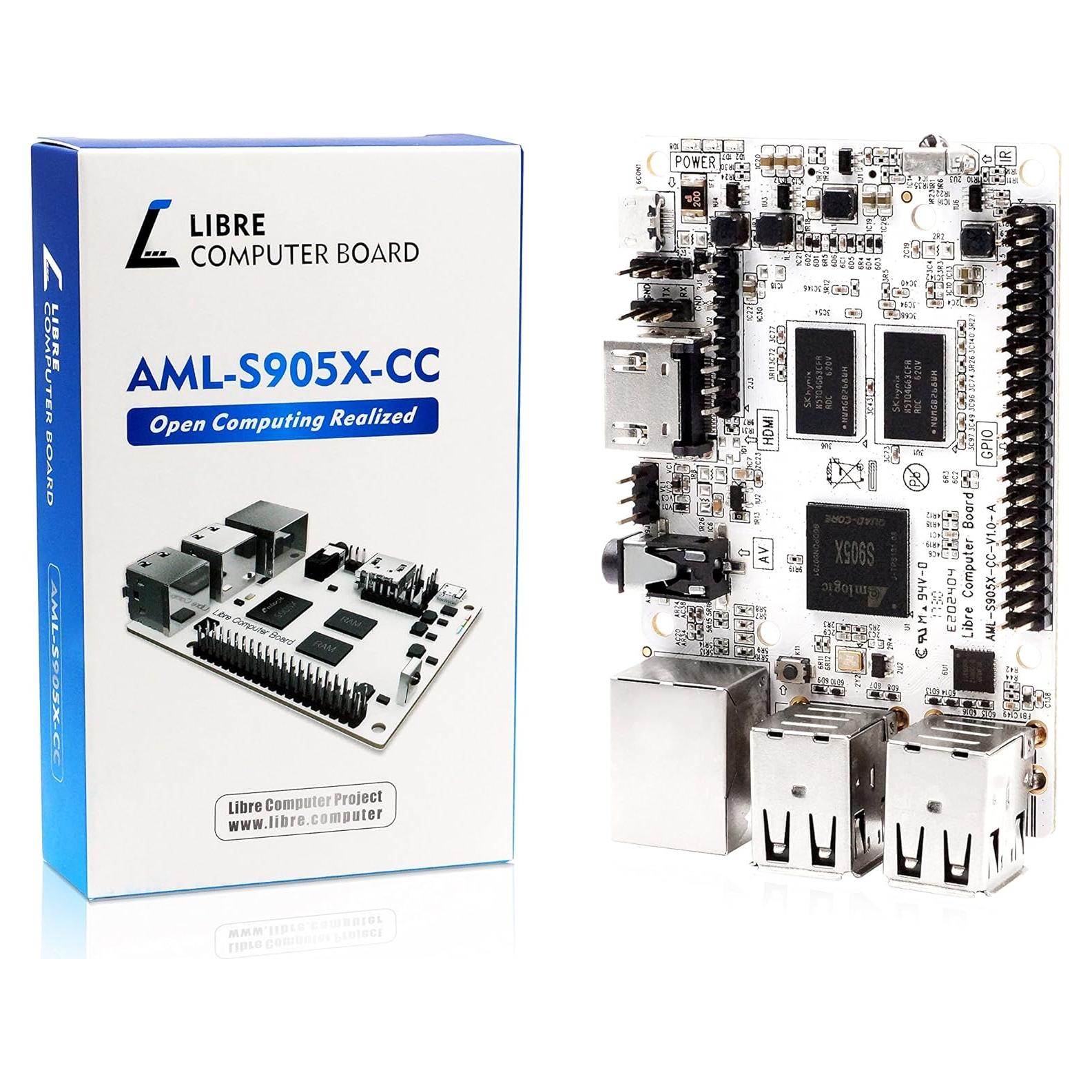 Mini Computadora Libre Computer AML-S905X-CC 2GB 4K