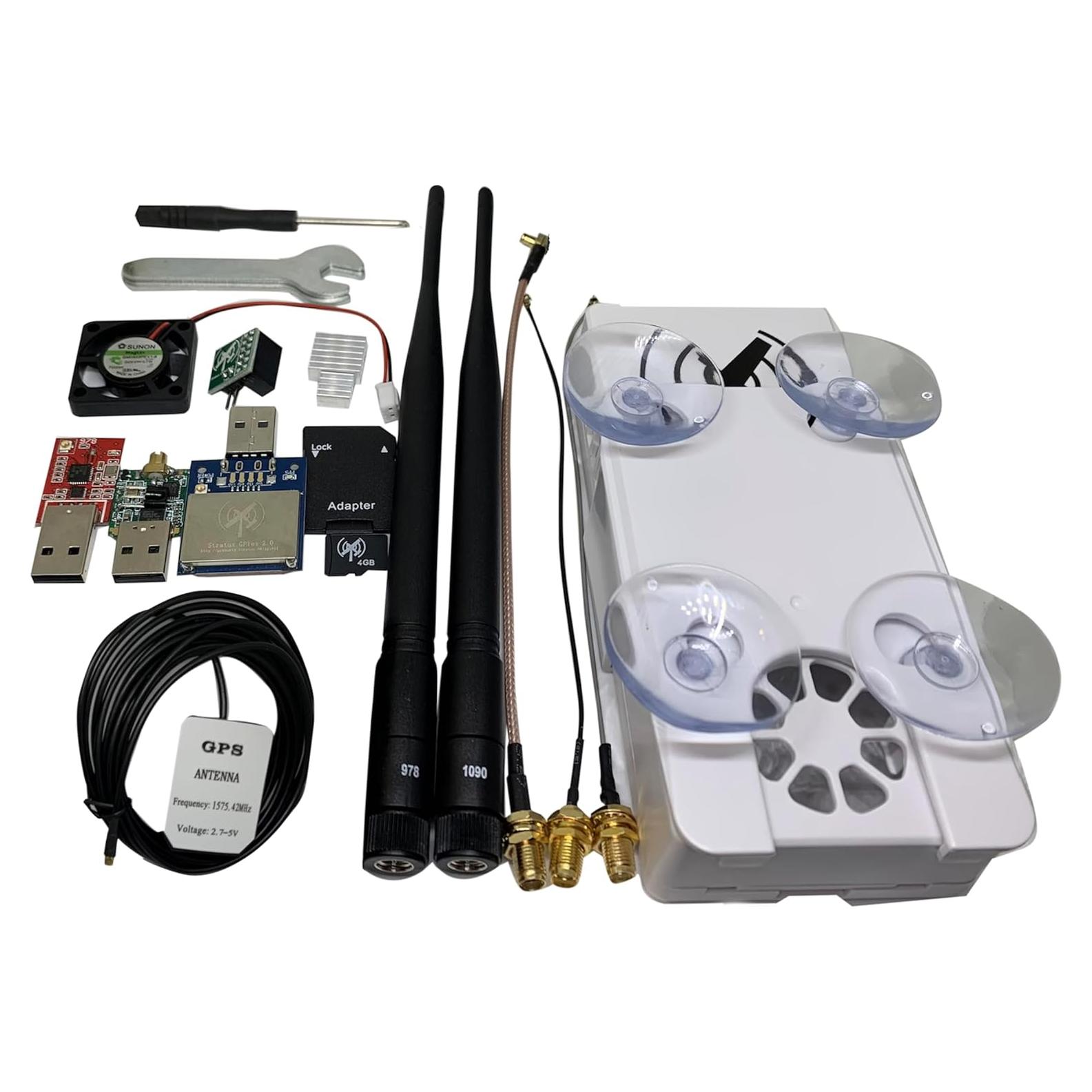 Kit ADS-B Stratux con Antenas Grandes y GPS