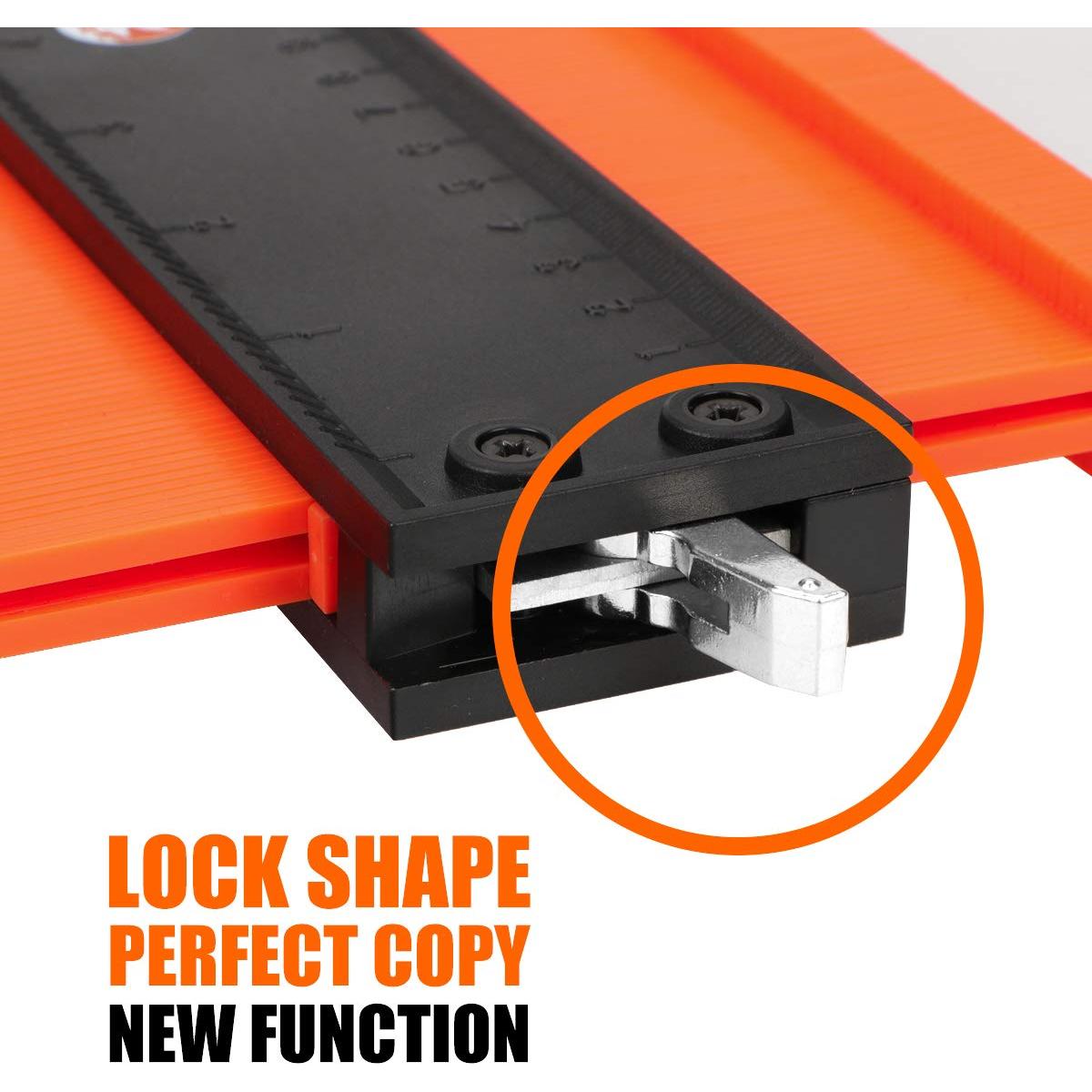 Medidor de Contorno Saker 10 cm y 25 cm Ajustable