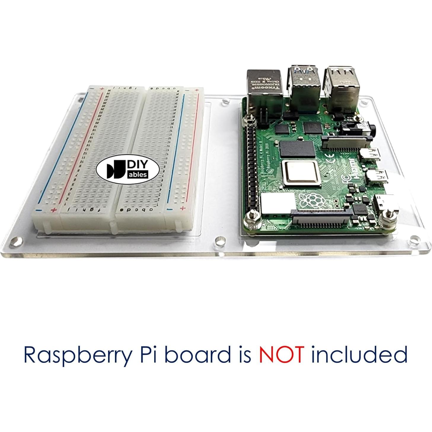 Placa Base DIYables con Breadboard para Raspberry Pi