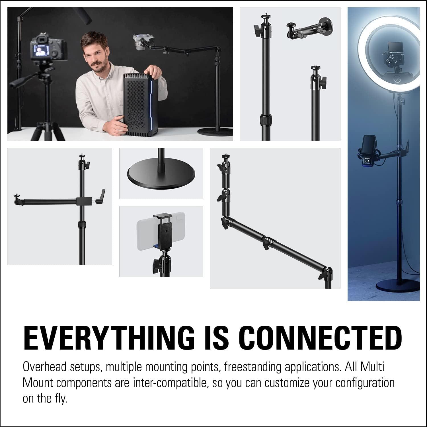 Elgato Zapato Frío Ajustable 1/4" para Luces y Micrófonos