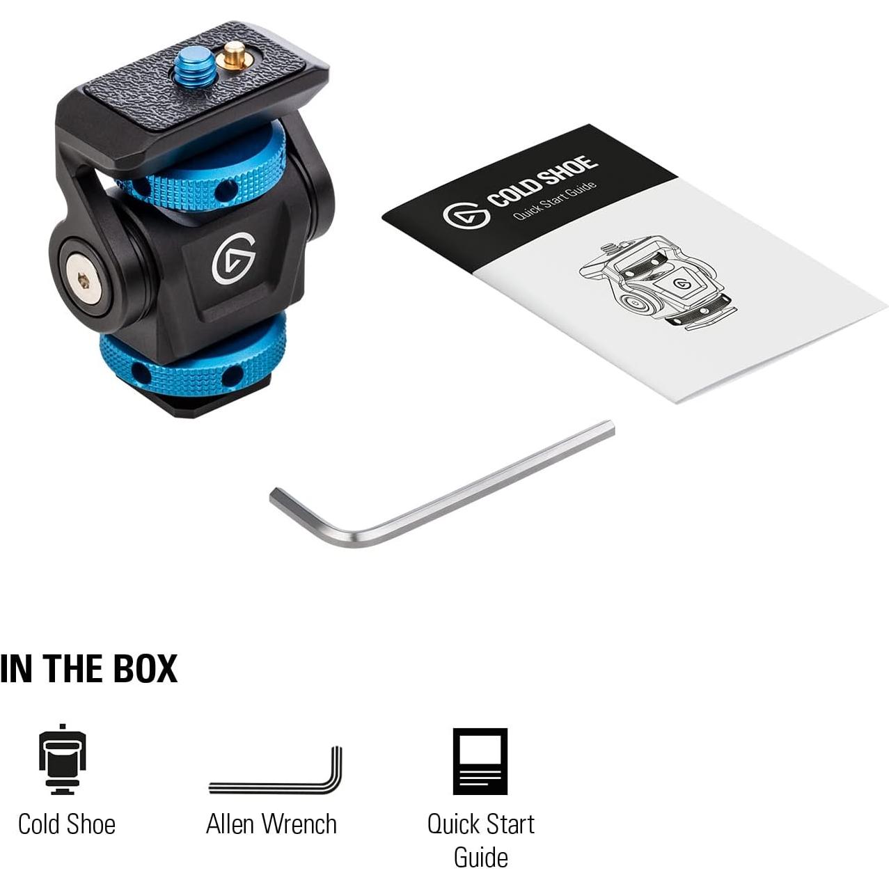 Elgato Zapato Frío Ajustable 1/4" para Luces y Micrófonos