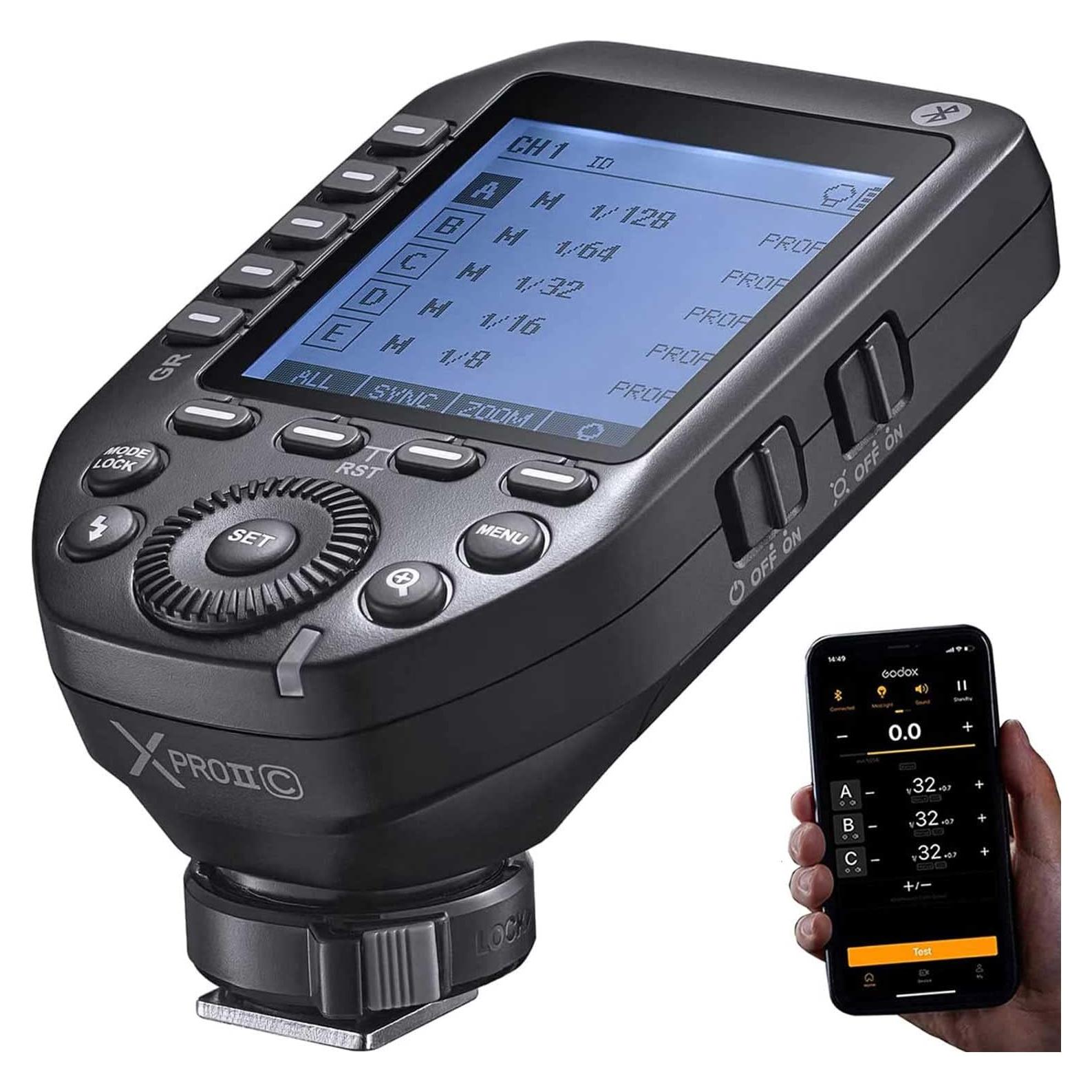 Disparador Inalámbrico Godox XProII-C E-TTL para Canon