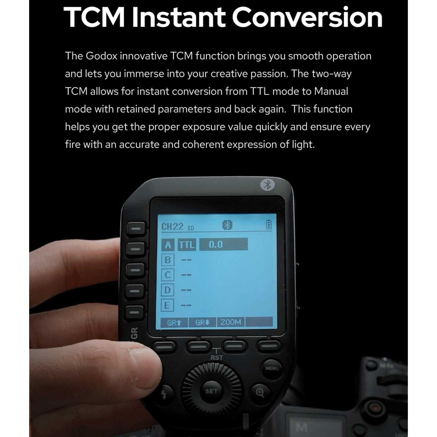 Disparador Inalámbrico Godox XProII-C E-TTL para Canon