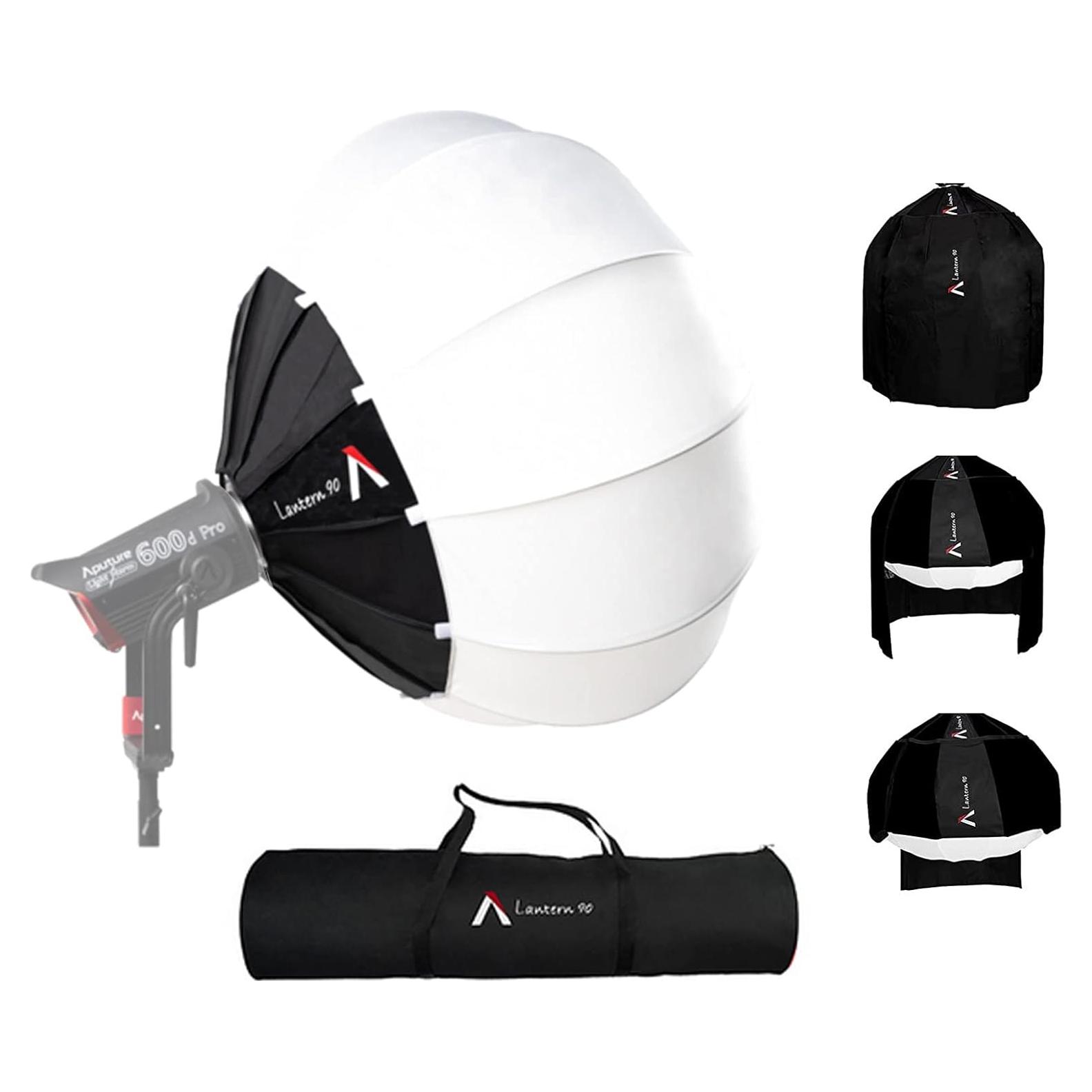 Aputure Linterna 90cm Softbox con Falda para Luces Bowens