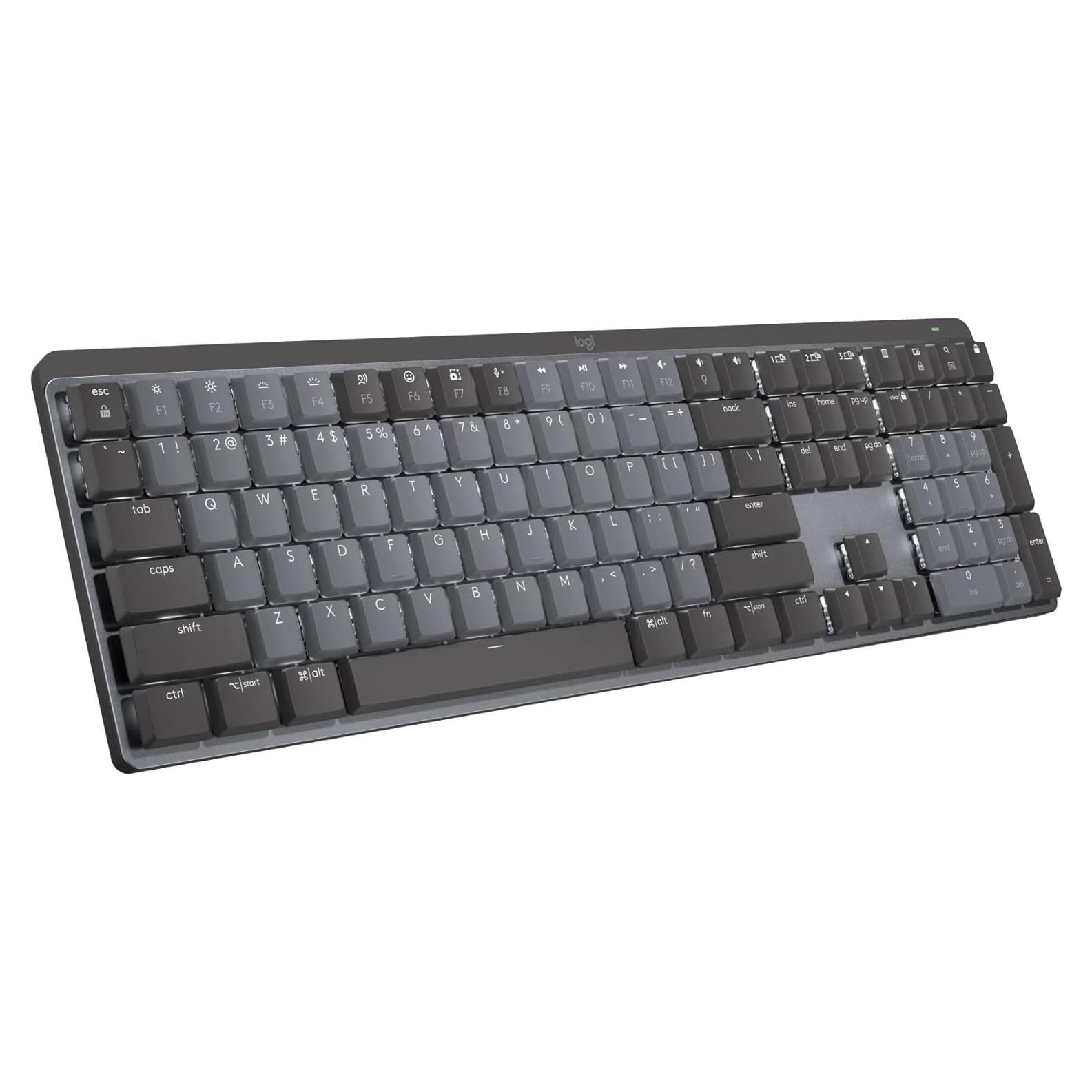 Teclado Mecánico Inalámbrico Logitech MX Mechanical Grafito