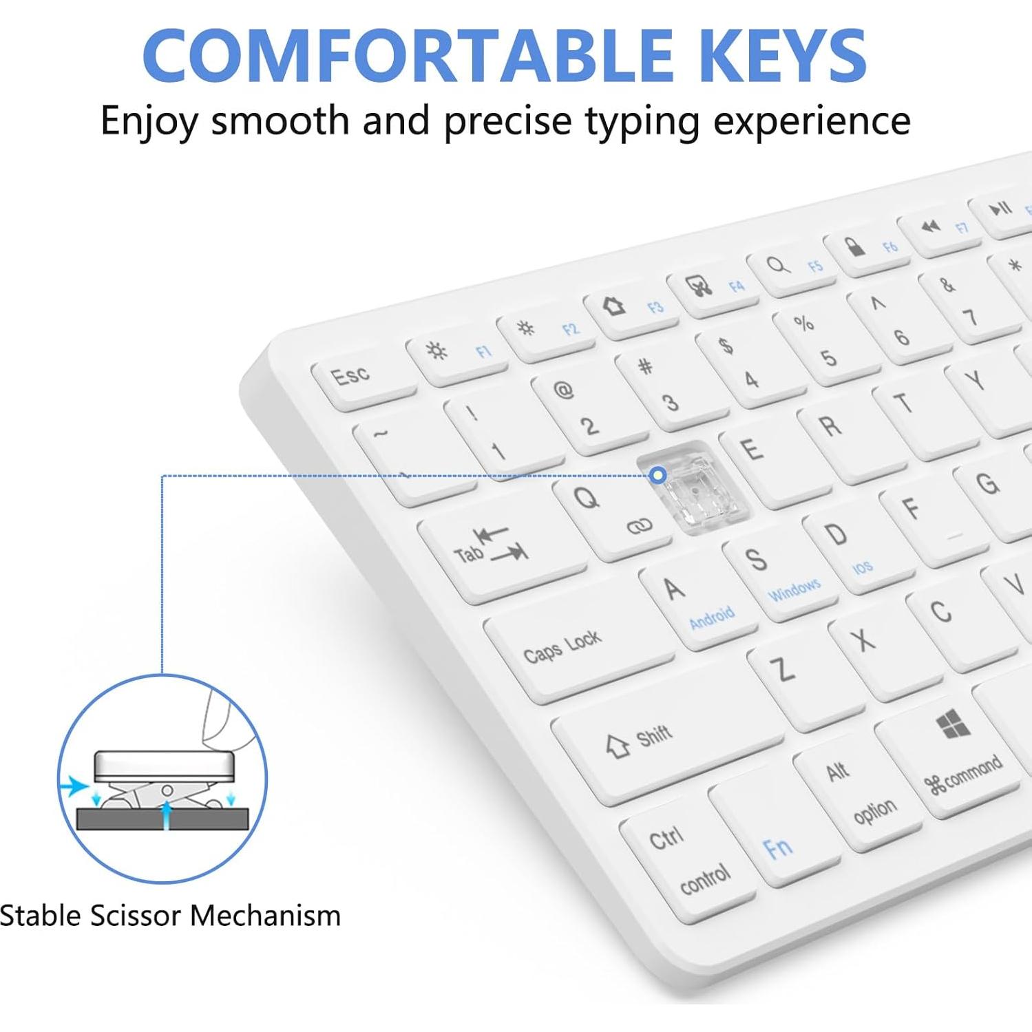 Teclado Bluetooth MMK Inalámbrico para iPad 10.2 y Pro
