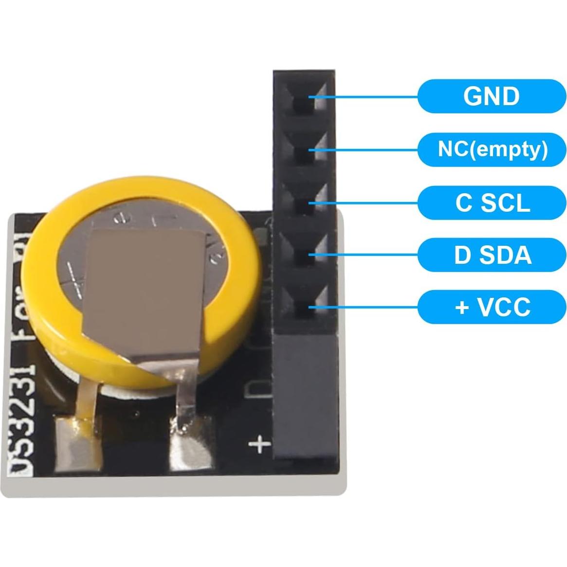 Módulo RTC DS3231 DORHEA 4PCS 3.3V/5V para Raspberry Pi
