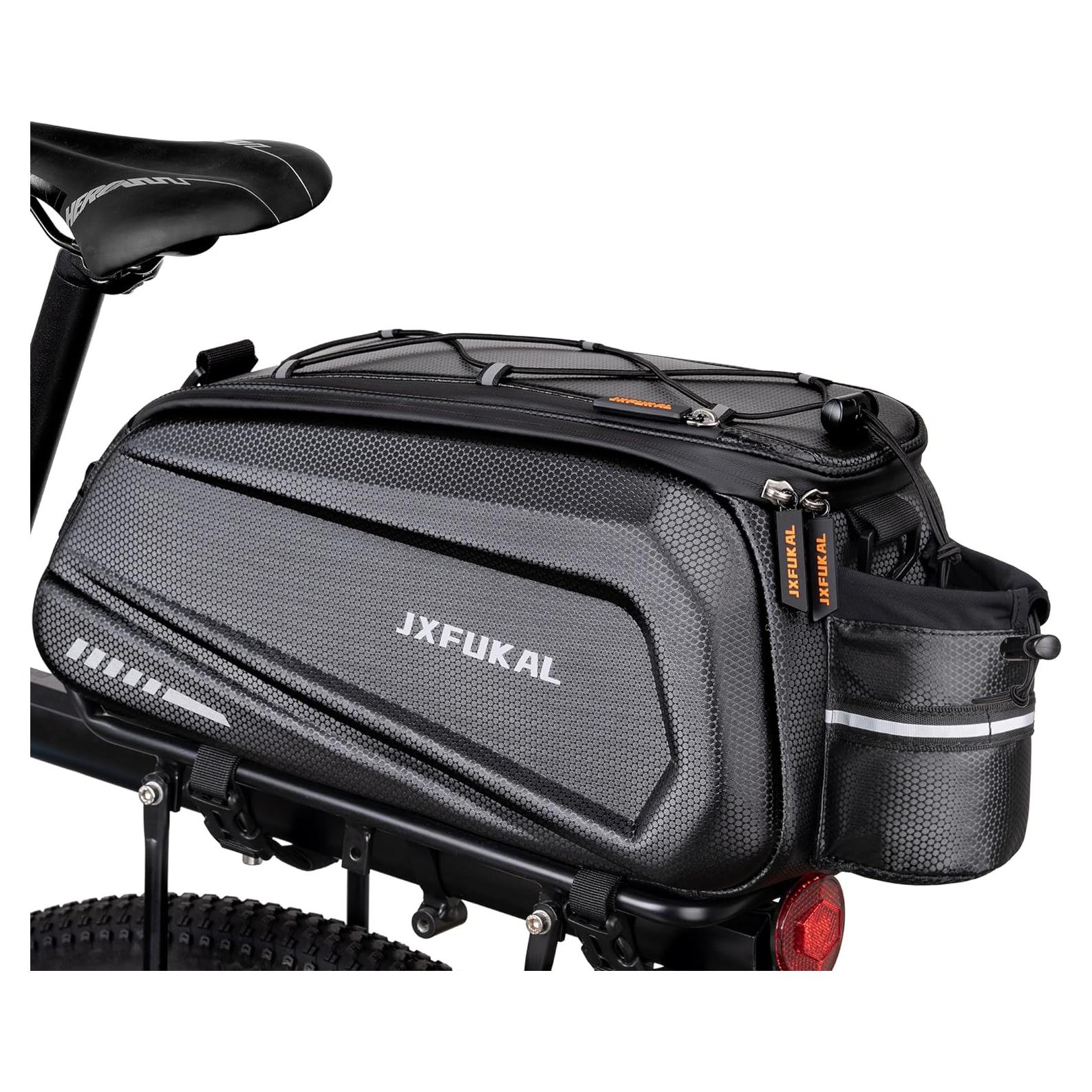 Bolsa JXFUKAL para bicicleta 9.5L rígida impermeable