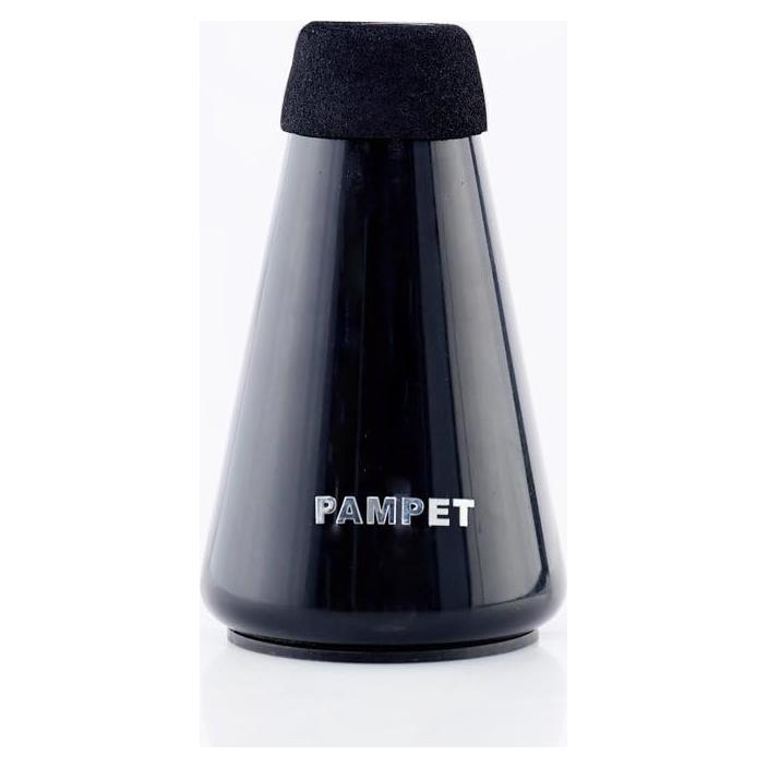 Silenciador de Trompeta PAMPET Práctico Negro 13x8 cm