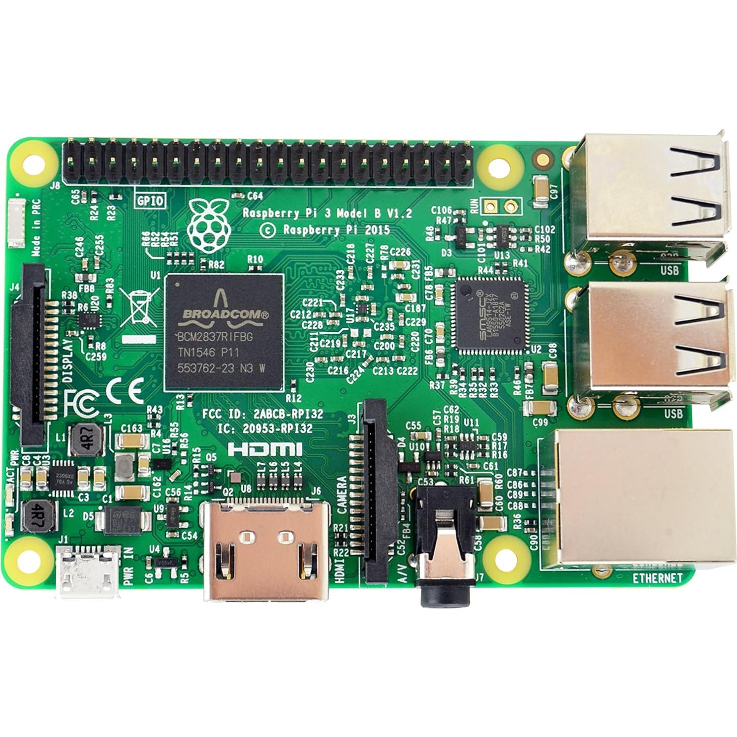 Raspberry Pi 3 Modelo B+ 1GB RAM 1.2GHz WiFi Bluetooth