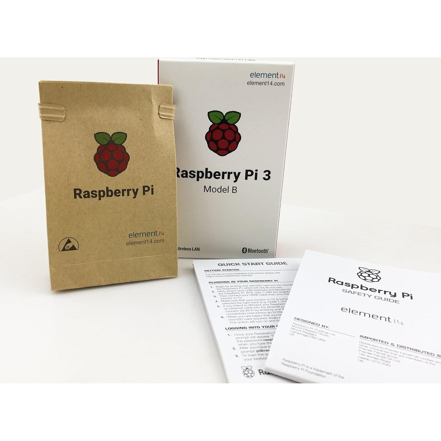 Raspberry Pi 3 Modelo B+ 1GB RAM 1.2GHz WiFi Bluetooth