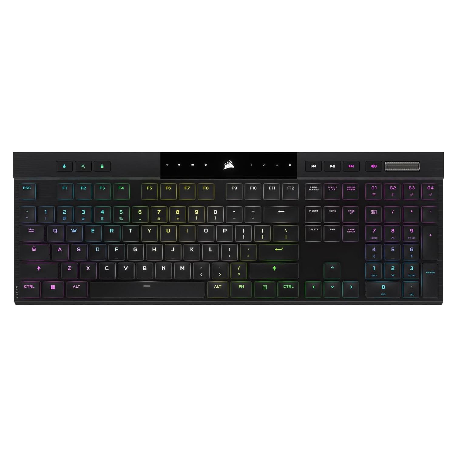 Teclado Mecánico Corsair K100 AIR Inalámbrico RGB - Negro