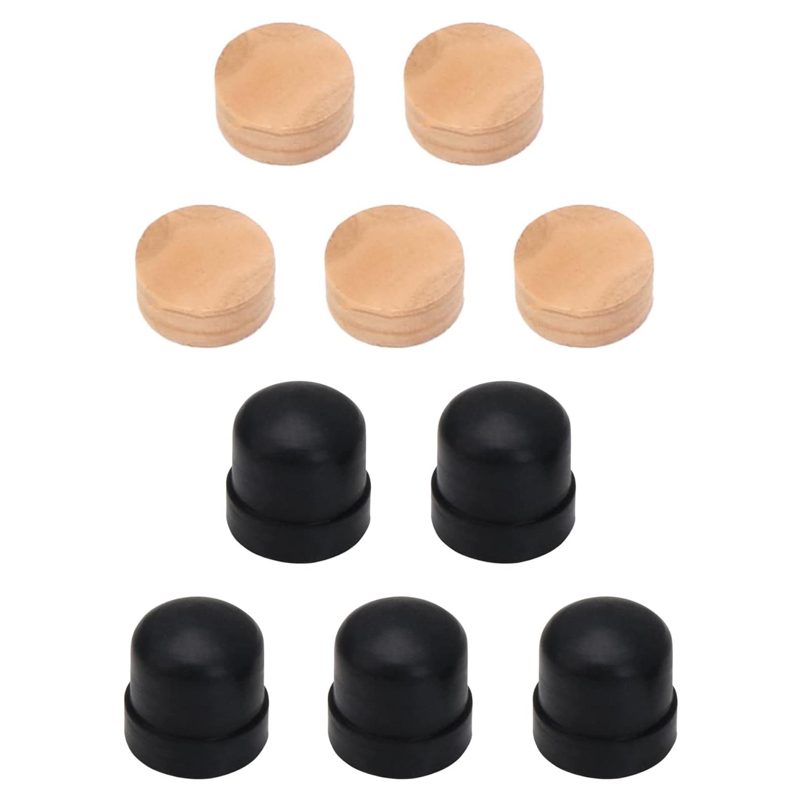 Yibuy 5 Piezas Parachoques de Goma y Corcho para Trombón