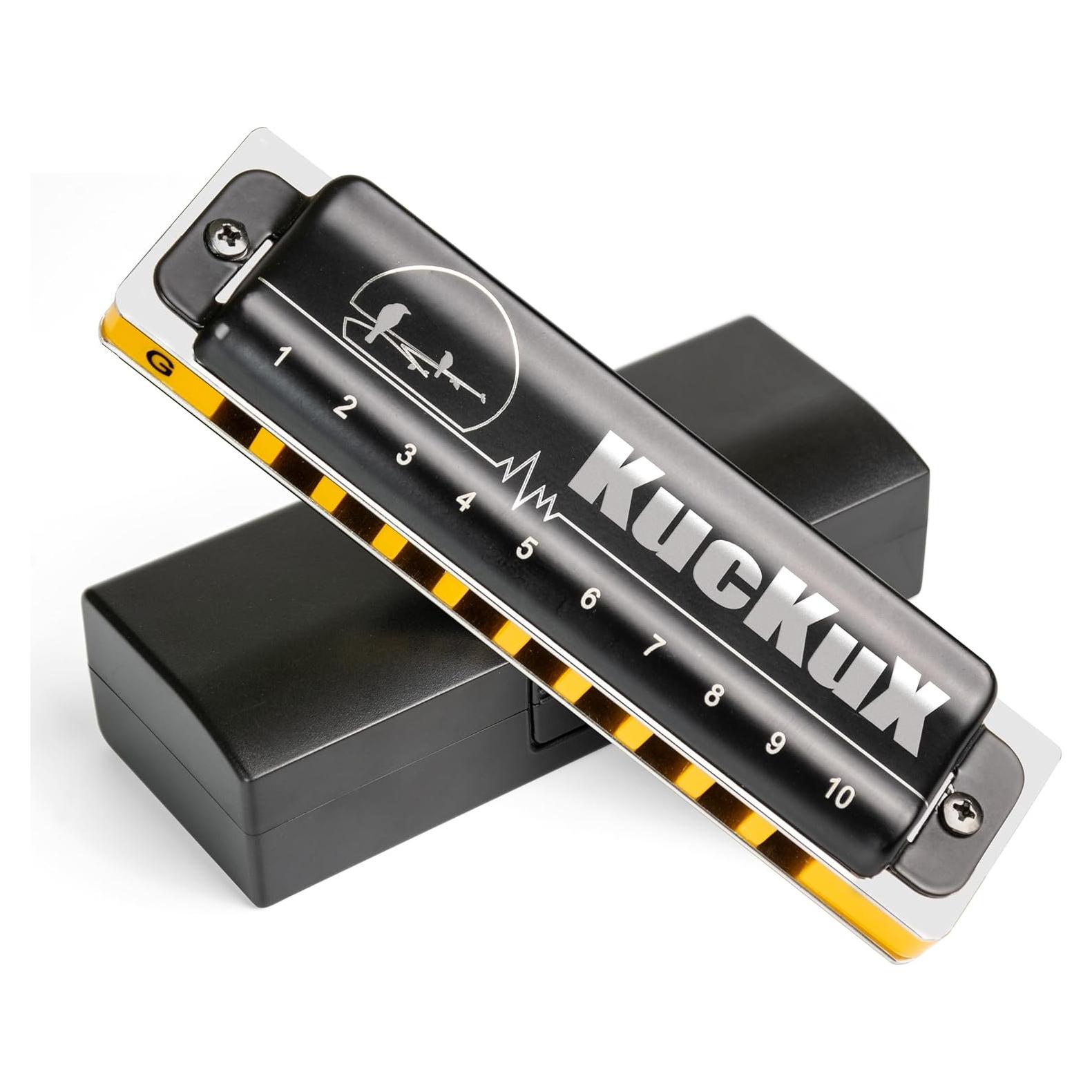 Harmónica Diatónica G 10 Agujeros Bronce Fosforado Compacta