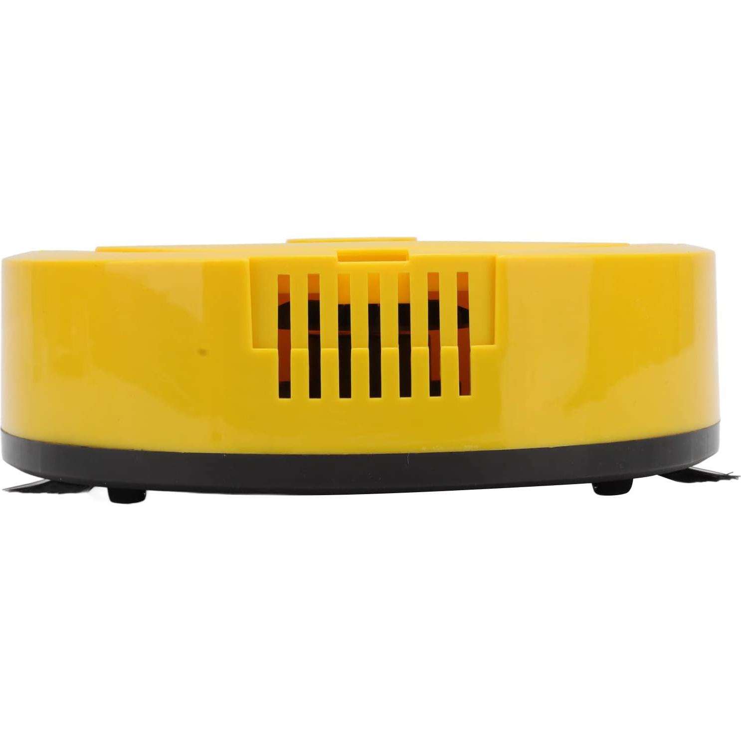 Smart Sweeping Robot , Mini Robot Vacuums Multi Filtration ABS Multifunctional 5V USB Charging for Tile for Marble Mini Vacuum Robot(Yellow)