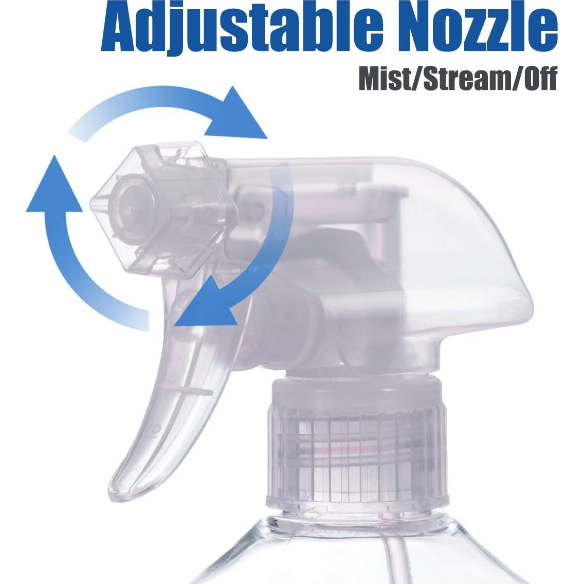 Botellas de Spray JohnBee 500ml 2Pack Ajustables Premium