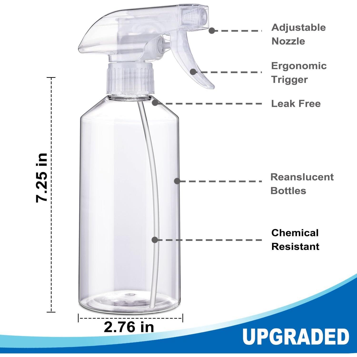 Botellas de Spray JohnBee 500ml 2Pack Ajustables Premium