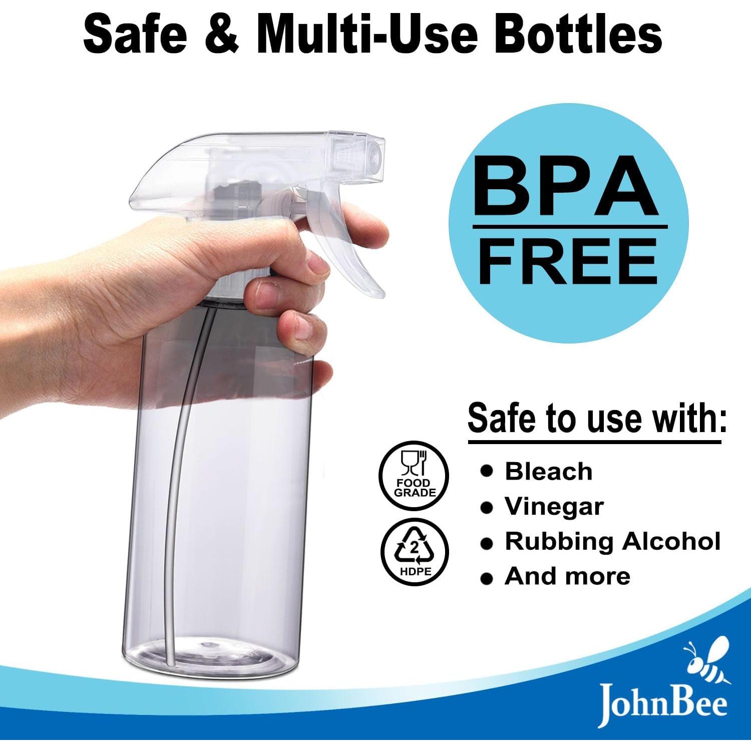 Botellas de Spray JohnBee 500ml 2Pack Ajustables Premium