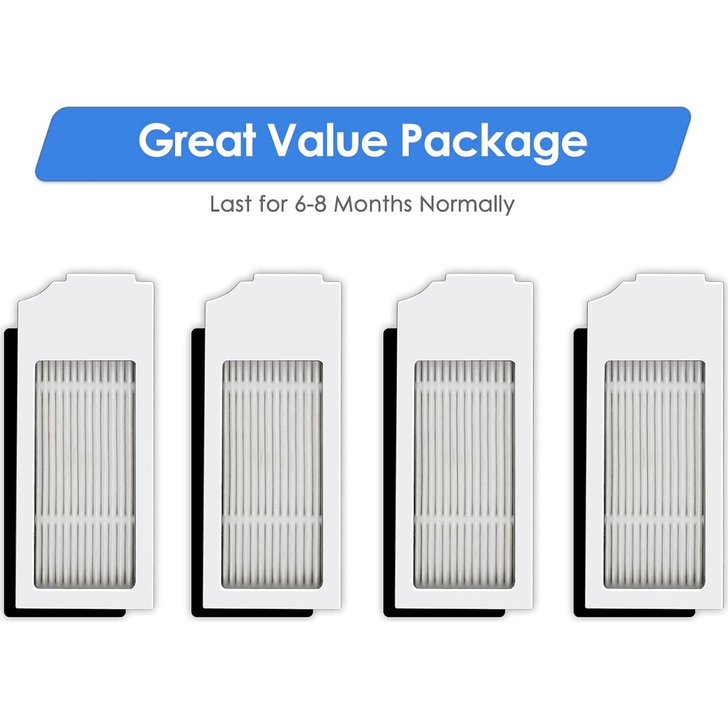 Filtros HEPA de Reemplazo FILTERIST N20 Plus - 4 Piezas