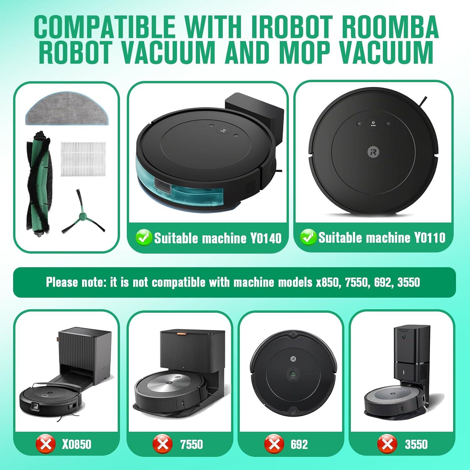 Piezas de Repuesto RONGJU para iRobot Roomba Y0140 - 13PCS