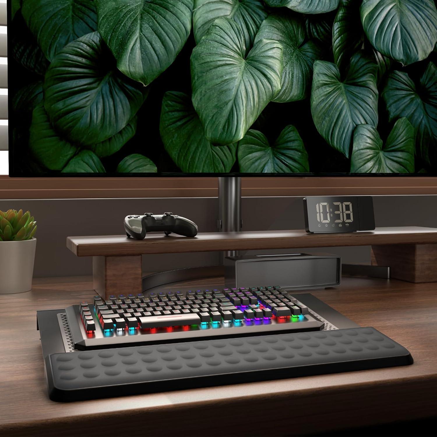 Soporte Ergonómico para Teclado Haonon con Reposamuñecas